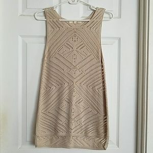 Tan Knit Top, Medium
